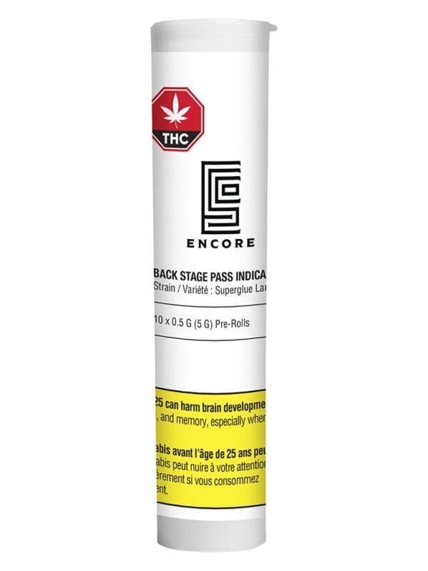 Back Stage Pass Indica Pre-Rolls 10 Pack Encore Indica Montrose Cannabis